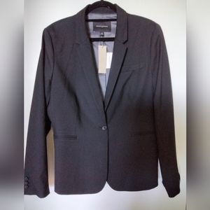 Banana Republic Womens Black Button Up Blazer Jacket - Size 14